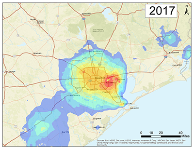 Land Subsidence and Sea Level Study map